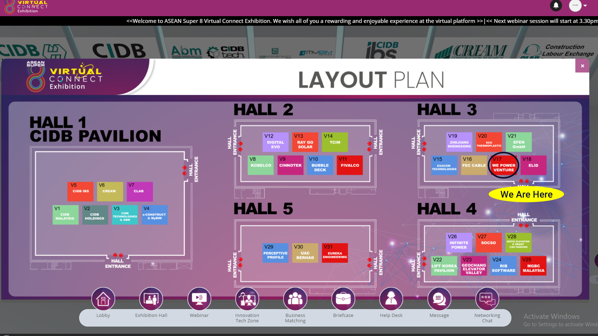 WePower Booth Location