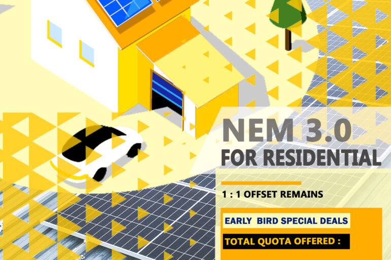 Quota NEM 3.0 for NEM Rakyat (Residential)