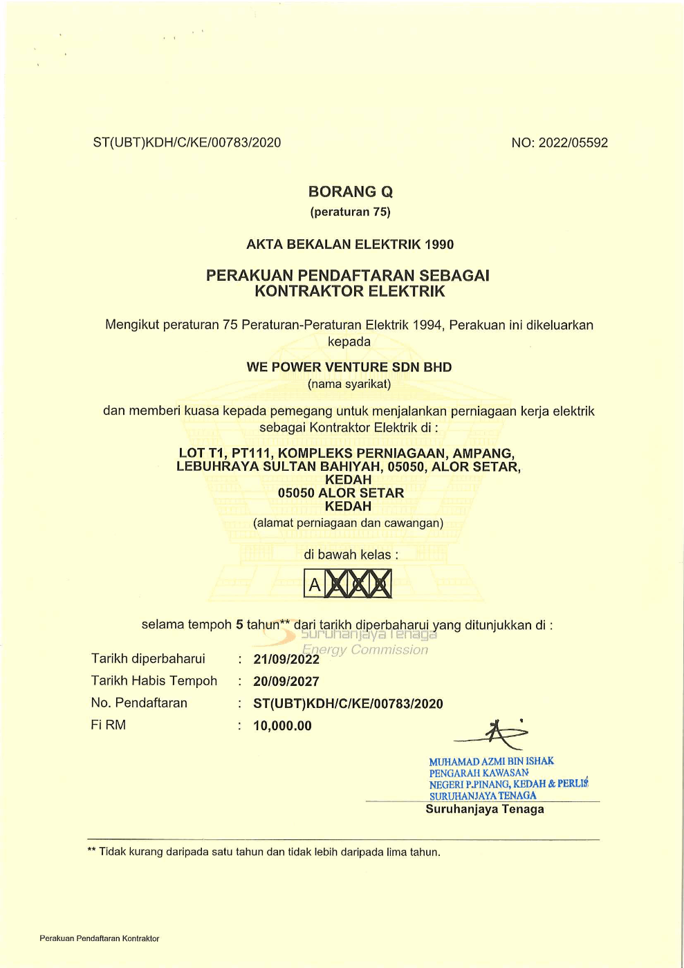 //we-power.com.my/wp-content/uploads/2024/03/Suruhanjaya-Tenaga-Borang-Q-Class-A-2.png
